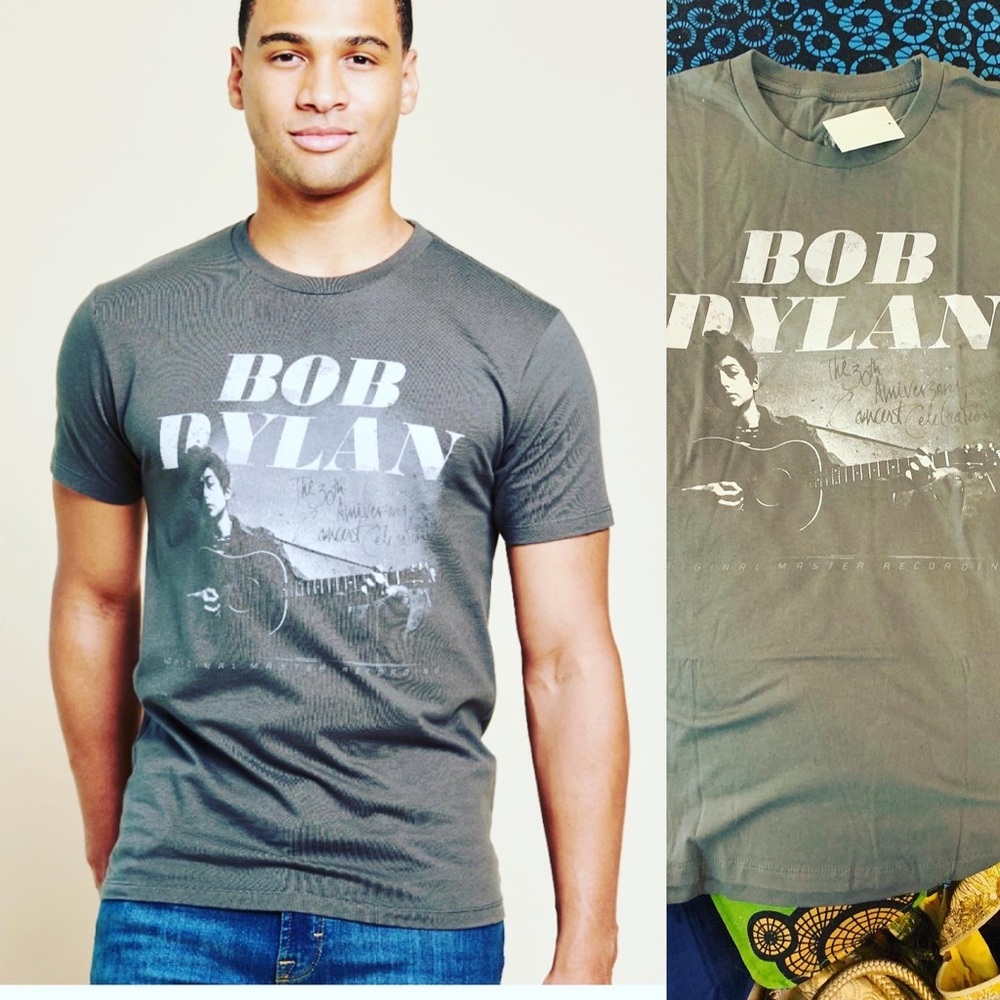 🔥 NWT UNISEX BOB DYLAN FOLK T-SHIRT S M XL AVAILABLE